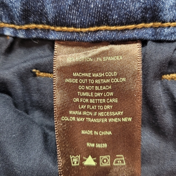 Kut From the Kloth Jeans Women's sz 6 Bardot Skinny Boyfriend Mid Rise Crop - Picture 9 of 12